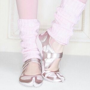 Skims X Nike footwear rift satin sneaker ballet flat